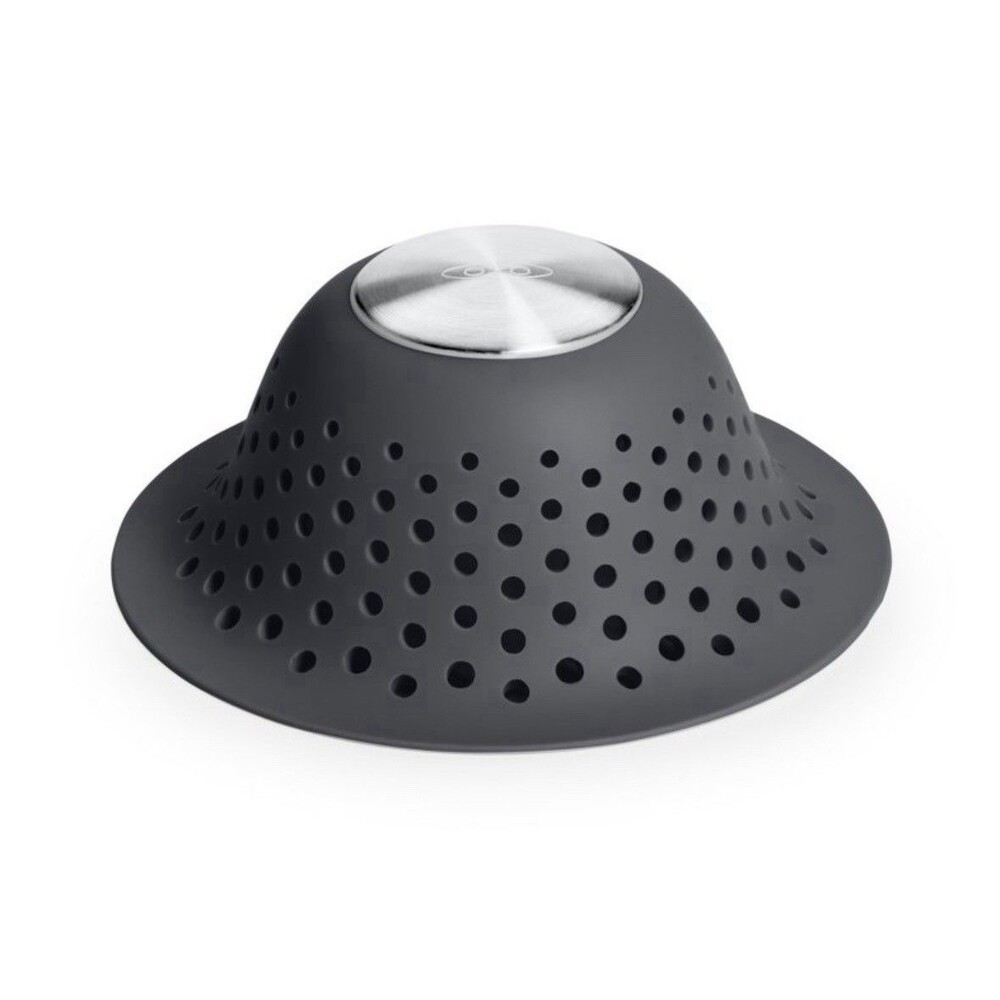 OXO Good Grips Silicone Shower & Tub Drain Protector, Hair Drain Catcher